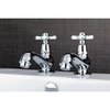 Kingston Brass KS1101BEX Basin Tap Faucet W/ Cross Handle, Polished Chrome KS1101BEX
